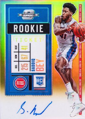 Saddiq Bey 2020 Mosaic #276 NBA Debut - Reactive Blue Price